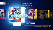 Wild Wild West (Dance Mash-Up) on the Just Dance 4 menu