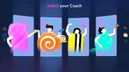 Just Dance 2023 Edition coach selection screen