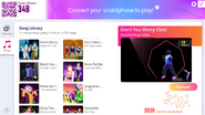 Don’t You Worry Child on the Just Dance Now menu (2020 update, computer)