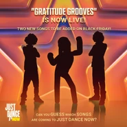 Jump walkingonsunshine jdnow playlist promo instagram.jpg (251 KB) Promotional image for the playlist "Gratitude Groove" (Instagram)