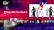 Single Ladies (Put a Ring on It) on the Just Dance 2017 menu (8th-gen)