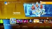 Epic Sirtaki on the Just Dance 2018 menu