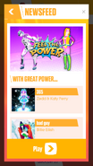 Newsfeed for the "With Great Power..." playlist