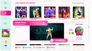 Jungle Boogie on the Just Dance 2020 menu