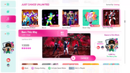 Born This Way on the Just Dance 2020 menu