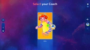 Just Dance 2024 Edition coach selection screen