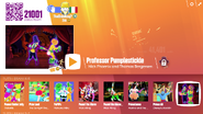 Professor Pumplestickle on the Just Dance Now menu (updated)