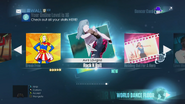 Rock N Roll on the Just Dance 2015 menu