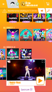 Voulez-Vous on the Just Dance Now menu (2017 update, phone)