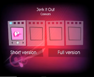Just Dance Ekran wyboru piosenki
