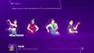 Just Dance 2018 coach selection screen (controller)