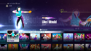 Likeiwould jd2016 menu.png (2.16 MB) Like I Would on the Just Dance 2016 menu