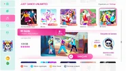 Mi Gente on the Just Dance 2020 menu