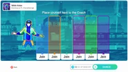 Just Dance 2020 coach selection screen (camera)