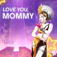 Selios on a letter from Just Dance’s Twitter account to celebrate Mother’s Day