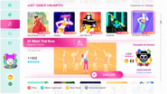 All About That Bass on the Just Dance 2020 menu