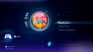 Baby Zouk on the Just Dance 3 menu (Xbox 360)