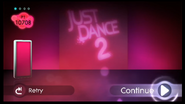 Just Dance 2 scoring screen (Mandy)