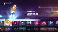 Cotton Eye Joe no menu do Just Dance 2016