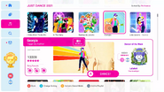 Georgia jd2021 menu.png (1.62 MB) Georgia on the Just Dance 2021 menu