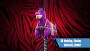Closer look at background horses