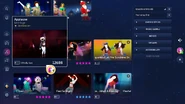 Applause on the Just Dance 2023 Edition menu