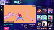 New Rules (Extreme Version) on the Just Dance Now menu (2024 update, computer)