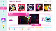 No Limit on the Just Dance 2020 menu