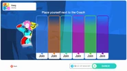 Just Dance 2020 coach selection screen