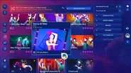 Dance All Nite on the Just Dance 2024 Edition menu