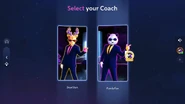 Just Dance 2023 Edition coach selection screen