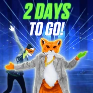 2 days left countdown for Just Dance 2015