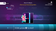 Just Dance 4 coach selection screen (Wii U)