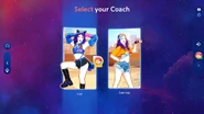 Just Dance 2024 Edition coach selection screen