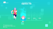 Just Dance 2020 coach selection screen (Wii)