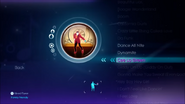 Forget You on the Just Dance 3 menu (Xbox 360)