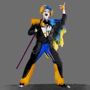 Lockedout judas pic.jpg (64 KB) Promotional coach dressed as Shadow Rider