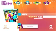 Just Dance Now scoring screen (2017 update)
