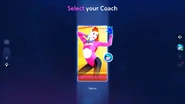 Tela de seleção de treinador do Just Dance 2023 Edition