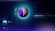 I’m So Excited on the Just Dance 3 menu (Xbox 360)