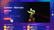 Just Dance 2025 Edition info menu