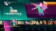 Wake Me Up Before You Go-Go on the Just Dance 2018 menu