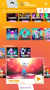 Want U Back on the Just Dance Now menu (2017 update, phone)