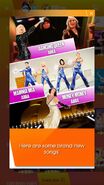 Just Dance Now release notification (along with Dancing Queen and Mamma Mia)