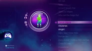 Acceptable in the 80s on the Just Dance: Greatest Hits menu (Xbox 360)