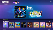 Animals on the Just Dance Now menu (original, computer)