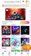 Bang Bang Bang on the Just Dance Now menu (2020 update, phone)