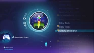 Barbra Streisand (Dance Mash-Up) on the Just Dance 3 menu (Xbox 360)