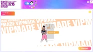 Just Dance Now coach selection screen (VIPMADE, computer)