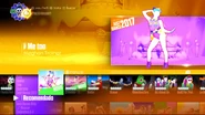 Me Too on the Just Dance 2017 menu